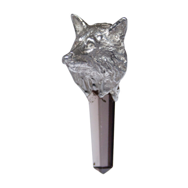 Talisman Loup Quartz Fumé – Image 3