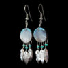 Spirit Shield Earrings - Pearl – Image 3