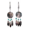 Spirit Shield Earrings - Pearl – Image 4