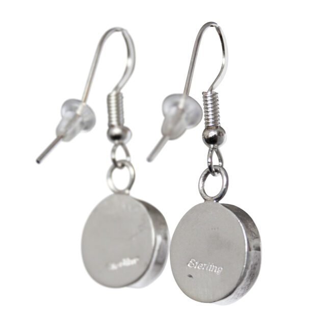 Zuni Inlay Disc Earrings - Image 4