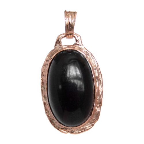 9K Gold Black Spinel Pendant