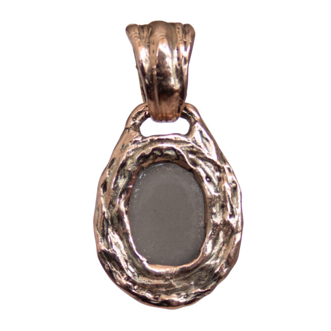 9K Gold Brown Moonstone Pendant - Image 3
