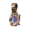 9K Gold Faceted Iolite Pendant - Image 4