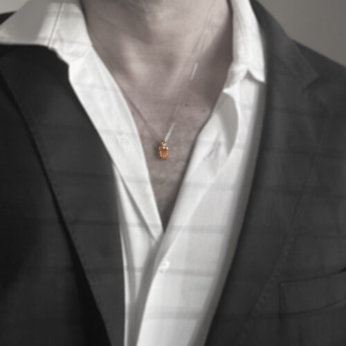 9K Gold Imperial Topaz Pendant