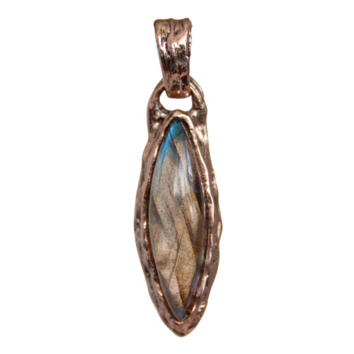 9K Gold Labradorite Pendant