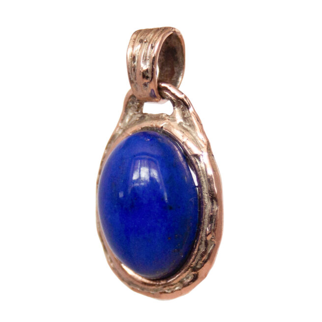 9K Gold Lapis Lazuli Pendant - Image 3