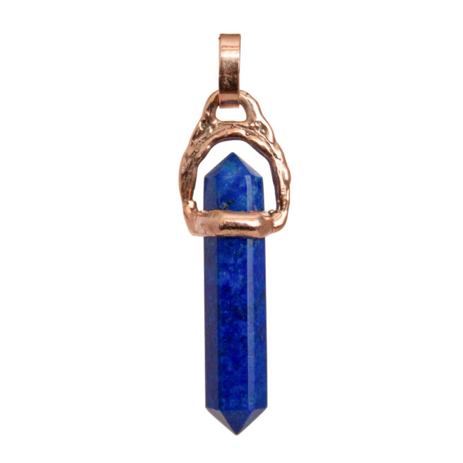 9K Gold Lapis Point Pendant