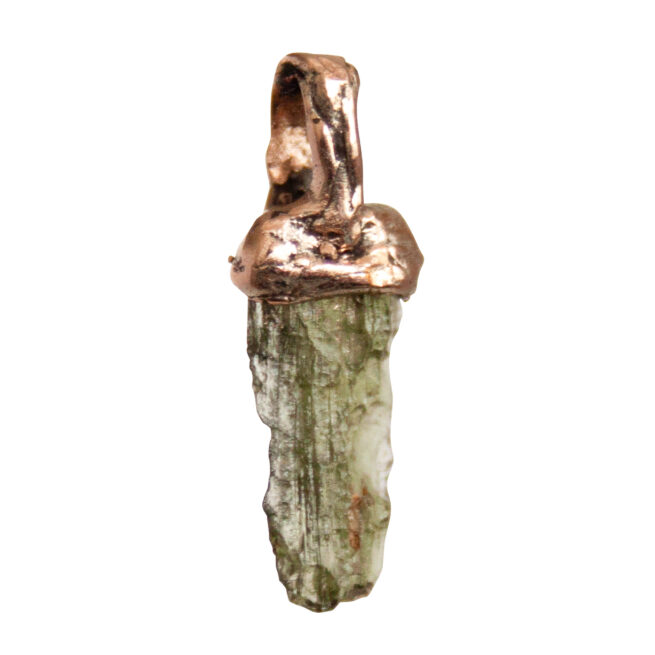 9K Gold Moldavite Talisman - Image 5