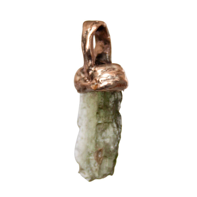 9K Gold Moldavite Talisman - Image 4