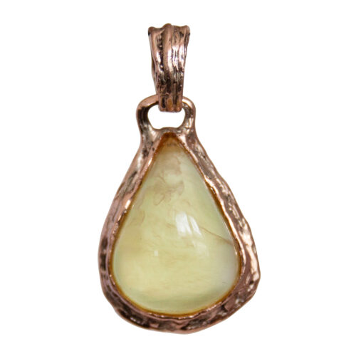 9K Gold Prehnite Necklace
