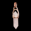 9K Gold Rose Quartz Point Talisman - Image 4