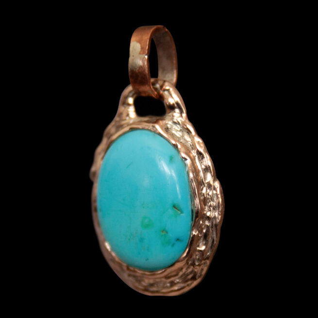 Pendentif Turquoise Or 9 Carats – Image 3