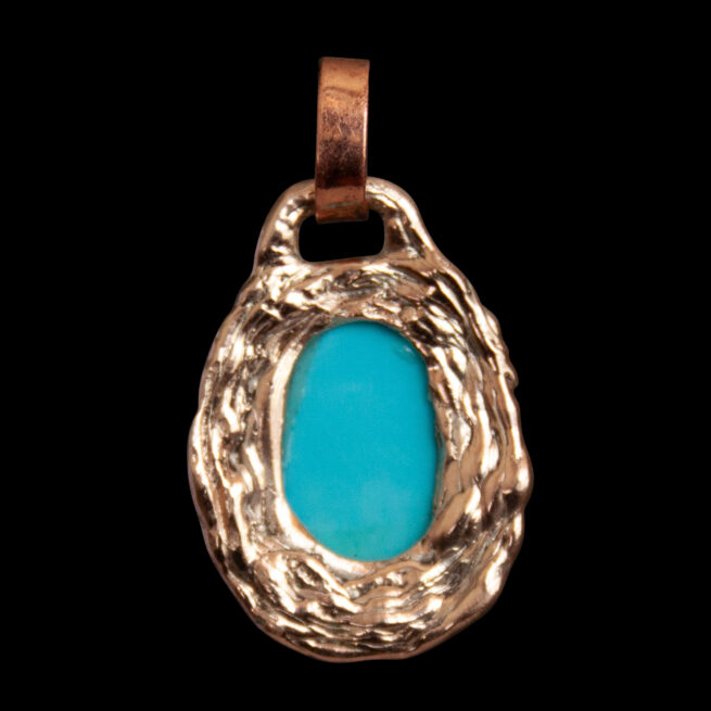 Pendentif Turquoise Or 9 Carats – Image 4