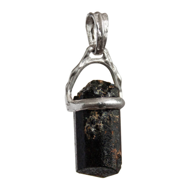 Black Tourmaline Silver Necklace - Image 2