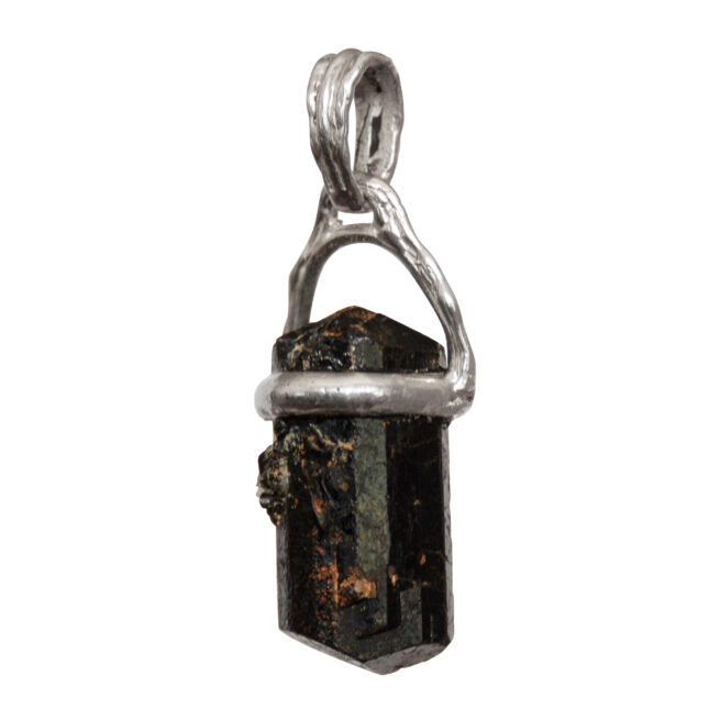 Black Tourmaline Silver Necklace - Image 3