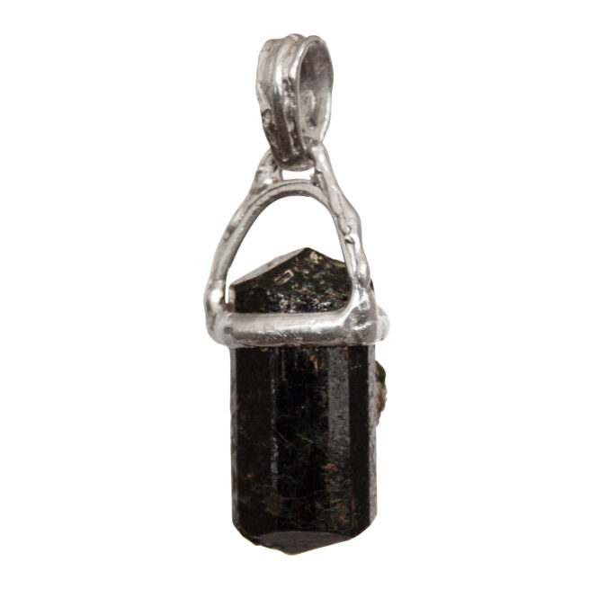 Black Tourmaline Silver Necklace - Image 6
