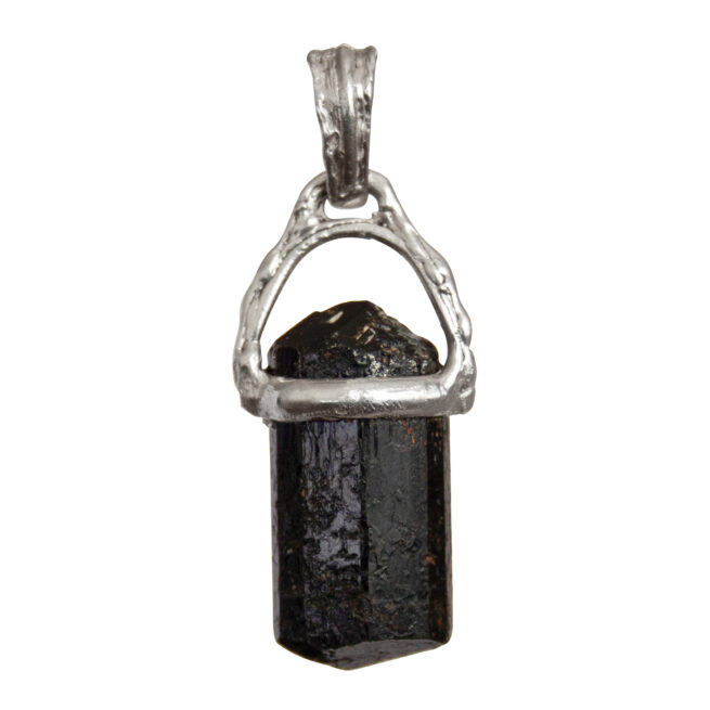 Black Tourmaline Silver Necklace - Image 4