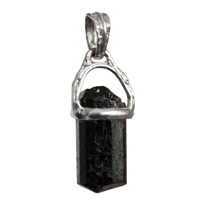 Black Tourmaline Silver Necklace - Image 5