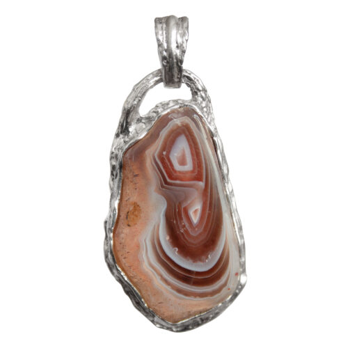 Dulcote Agate Silver Pendant