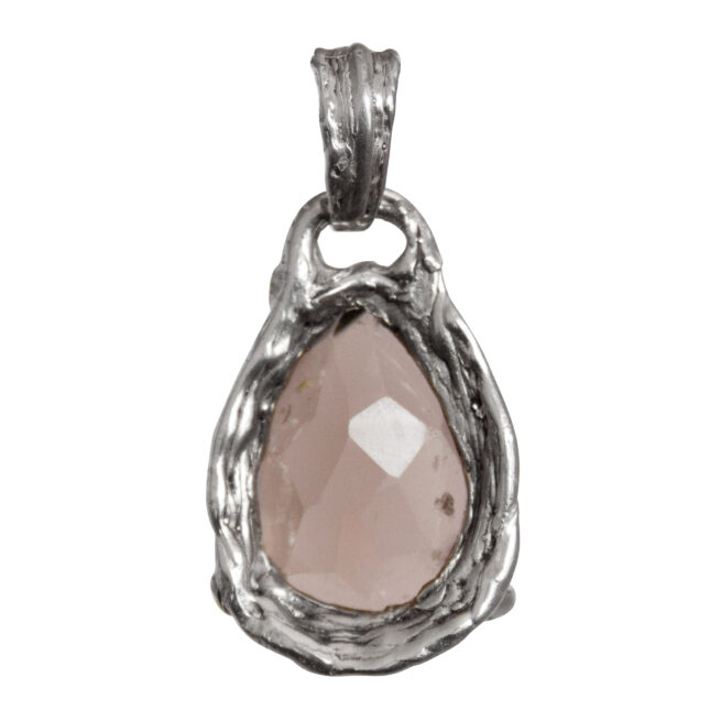 Faceted Smoky Quartz Pendant - Image 5