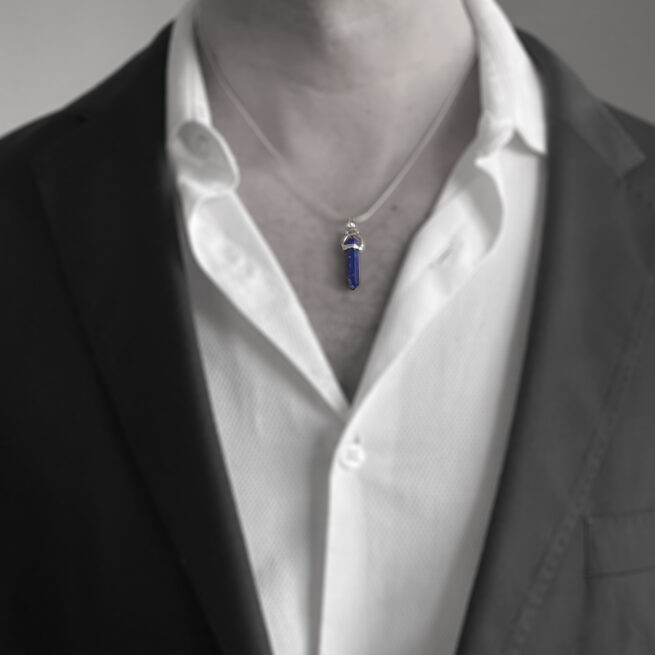 Lapis Lazuli Point Pendant