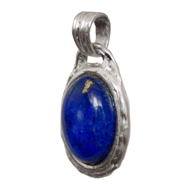 Lapis Lazuli Silver Medallion - Image 3