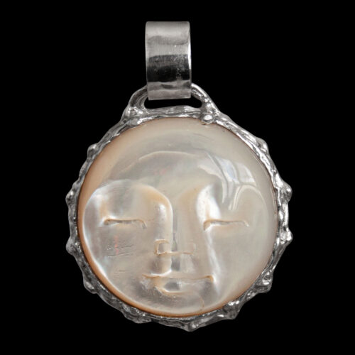 Mother-of-Pearl Moon Pendant