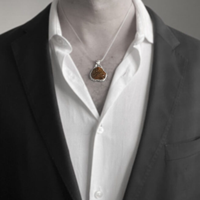 Pietersite Sterling Silver Pendant