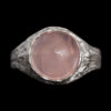 Rose Quartz Cabochon Ring