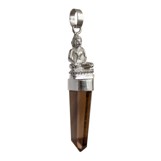 Silver Buddha Citrine Talisman - Image 2