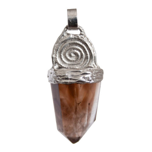 Silver Spiral Manipura Necklace
