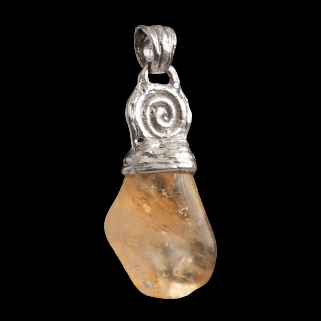 Silver Spiral Manipura Talisman - Image 2