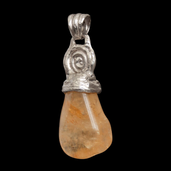Silver Spiral Manipura Talisman - Image 3