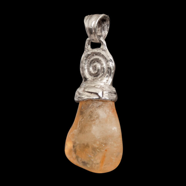 Silver Spiral Manipura Talisman - Image 5