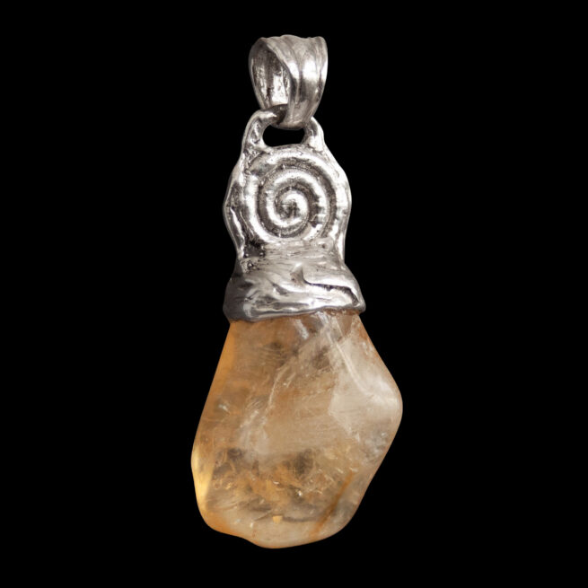 Silver Spiral Manipura Talisman - Image 4