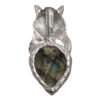 Pendentif Labradorite Loup Argent – Image 6