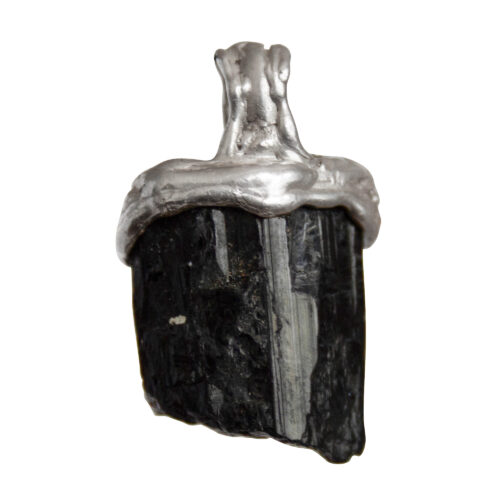 Small Black Tourmaline Pendant