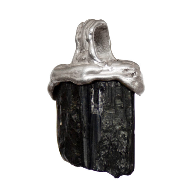 Small Black Tourmaline Pendant - Image 3