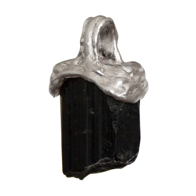 Small Black Tourmaline Pendant - Image 5