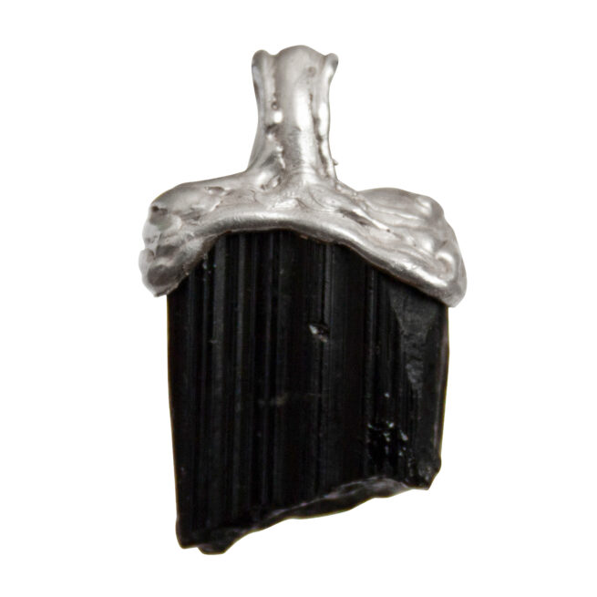 Small Black Tourmaline Pendant - Image 4