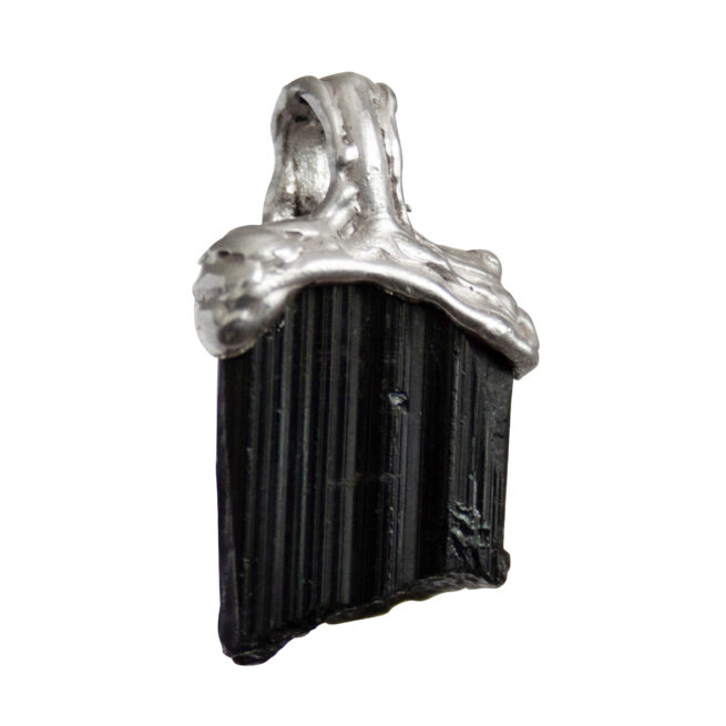 Small Black Tourmaline Pendant - Image 2