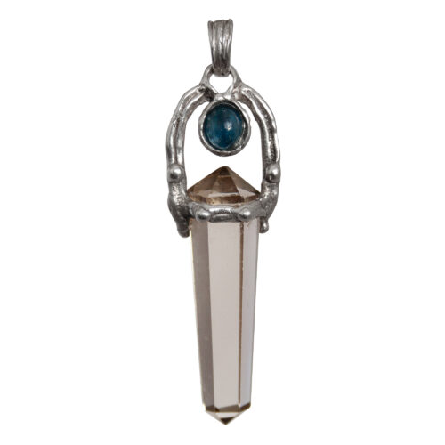 Smoky Quartz Kyanite Pendant