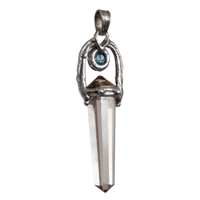 Smoky Quartz Kyanite Pendant - Image 4