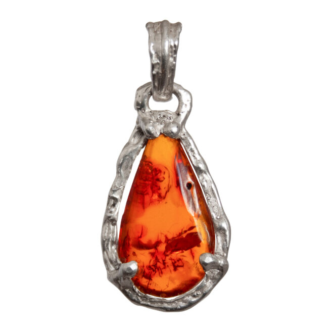 Sterling Silver Amber Talisman - Image 4