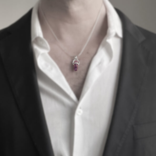 Sterling Silver Amethyst Talisman