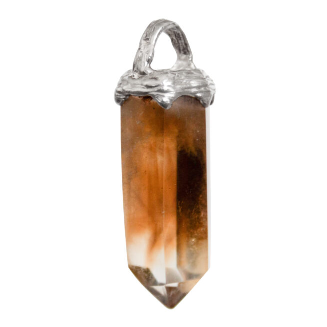 Sterling Silver Citrine Point Necklace - Image 6