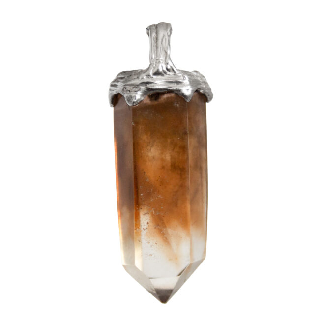 Sterling Silver Citrine Point Necklace - Image 5