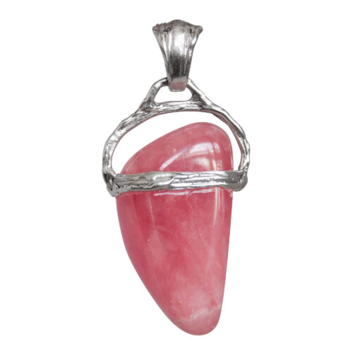 Sterling Silver Rhodochrosite Talisman
