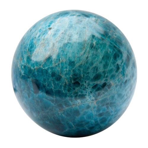 Blue Apatite Crystal Ball