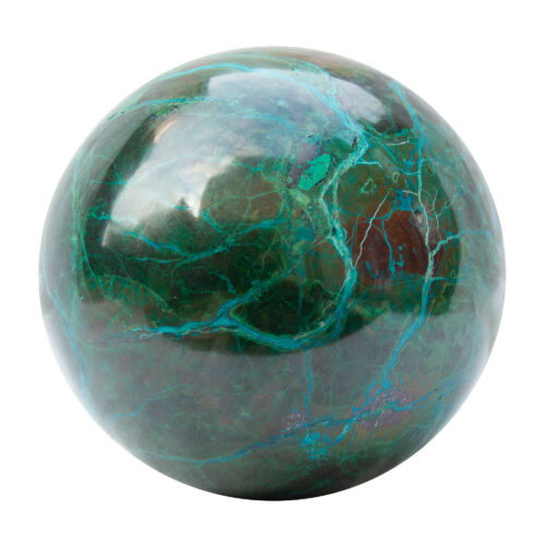 Chrysocolla Malachite Cuprite Sphere